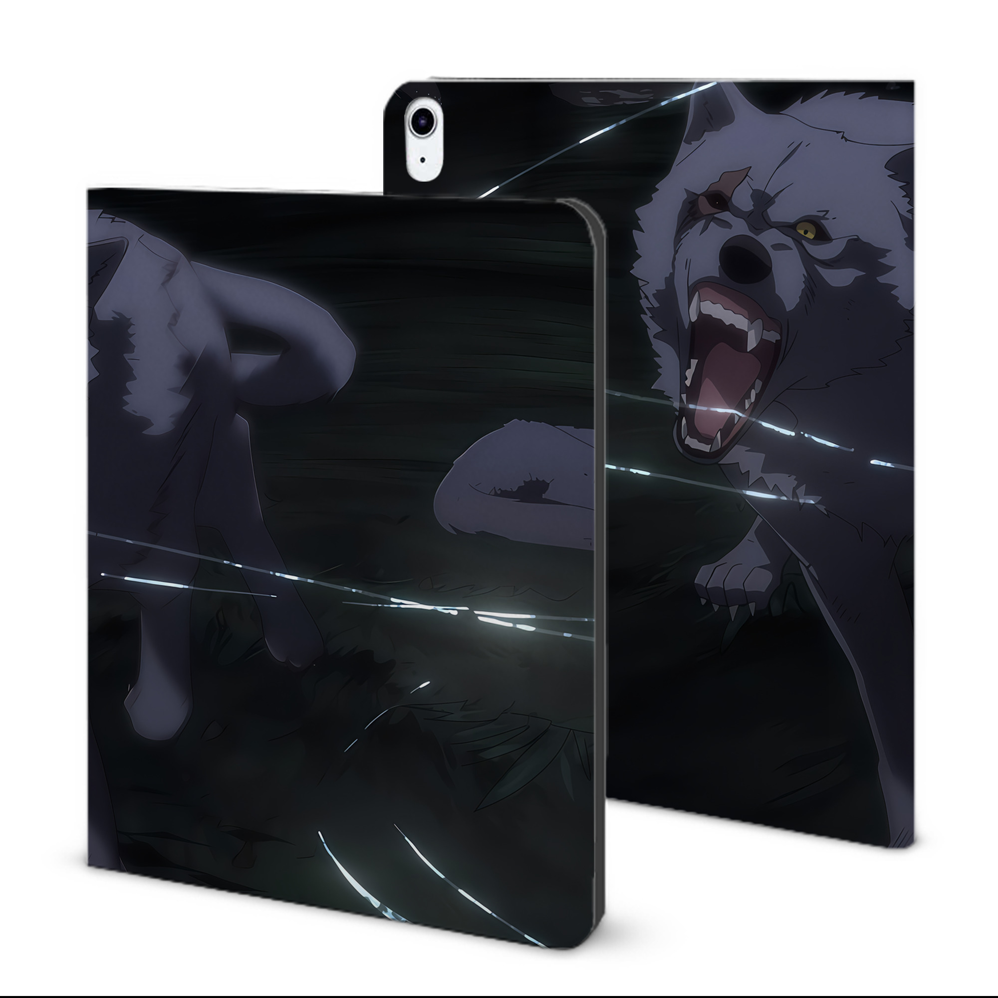 （画像用） 転スラ Regarding Reincarnated to Slime IPad ケース ブック型 PUレザー TPU 耐衝撃 軽量 薄型 ペン収納なし 全面保護 IPad 各モデル対応